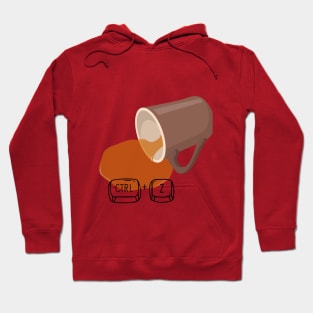 coffee spilled Hoodie